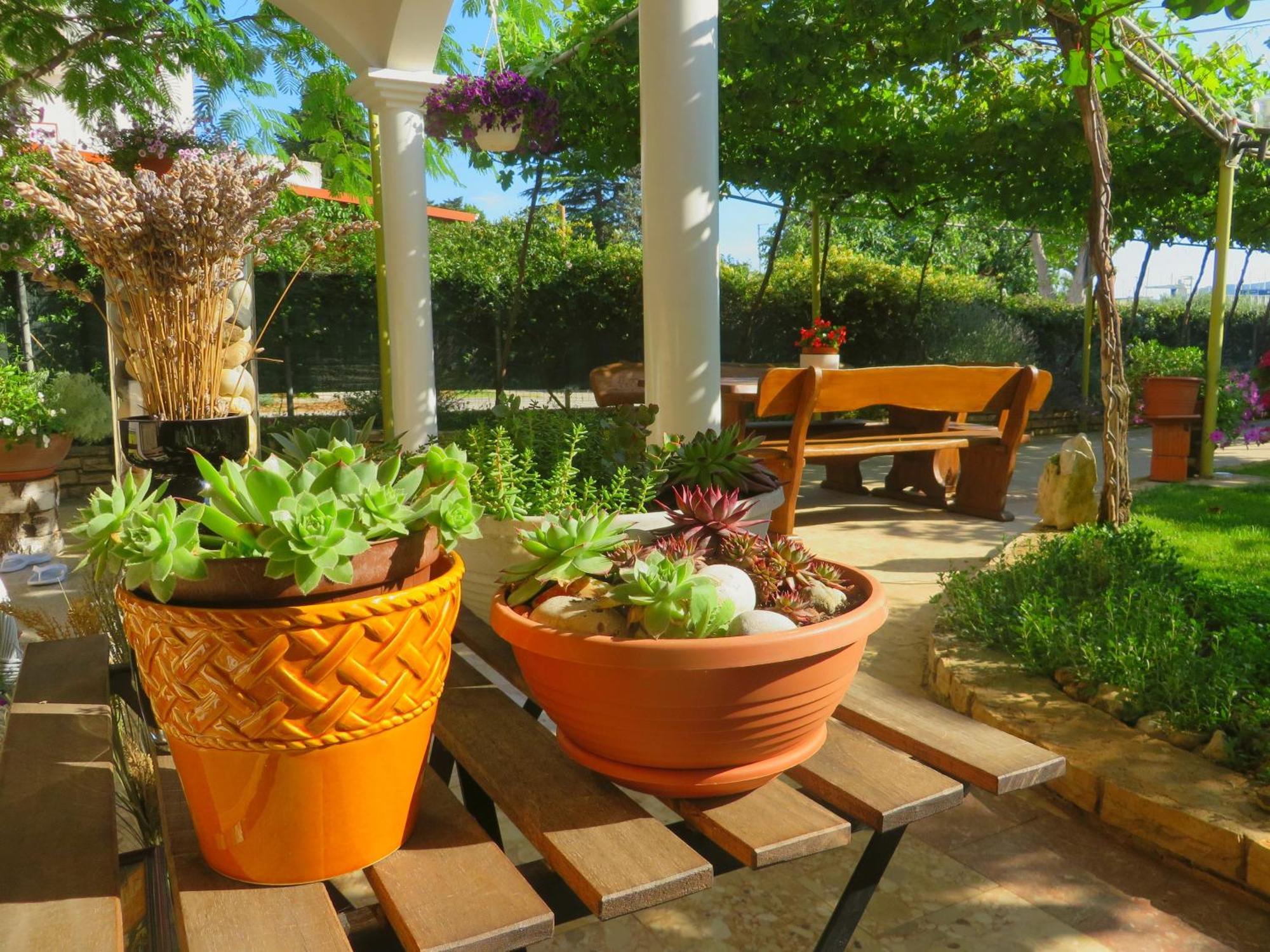 Beach Apartments Roza - The Garden Apartment Biograd Na Moru Bagian luar foto